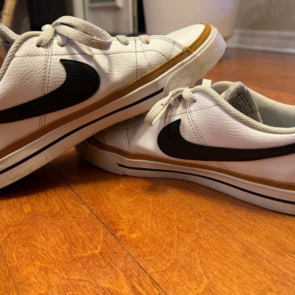 Nike Court Legacy Shoes | White/Desert Ochre/Black | 10.5m / 12w - Picture 15 of 15